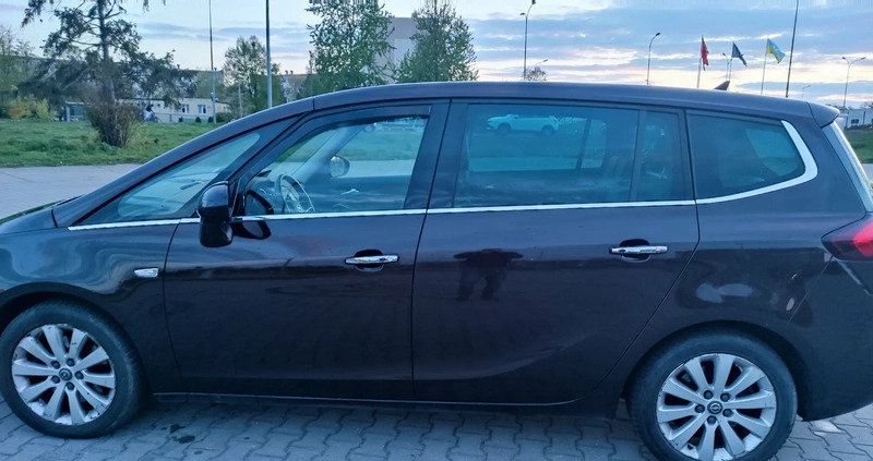 Opel Zafira cena 34500 przebieg: 210698, rok produkcji 2013 z Gdańsk małe 56